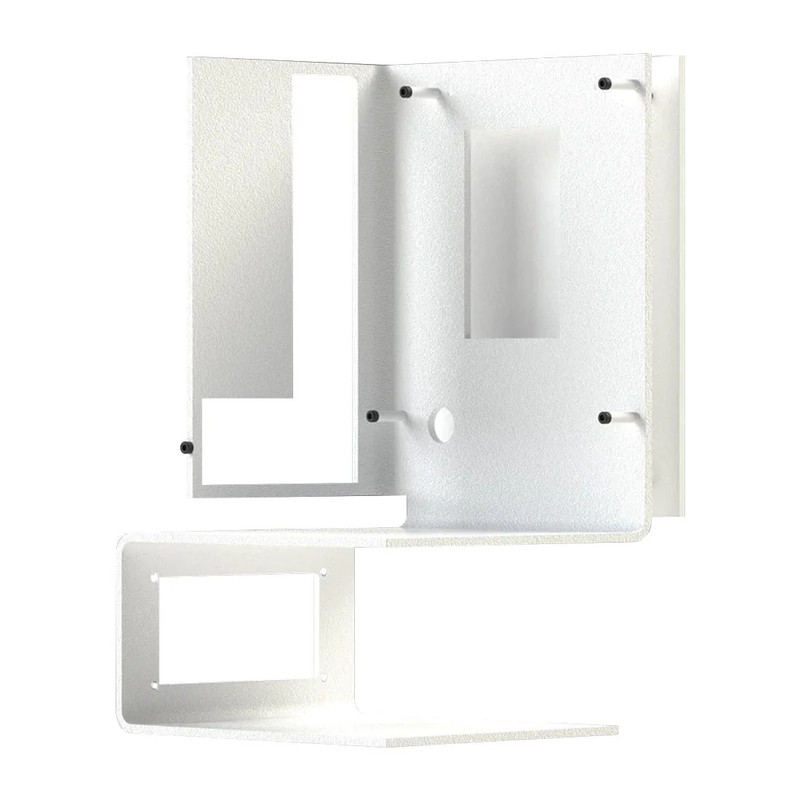Yuel Beast Motif Monument ITX Gaming Tower Case - White - صندوق